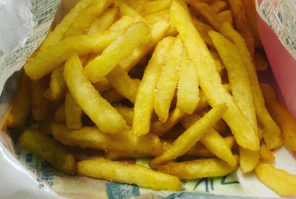 レンジでチンするポテトフライ