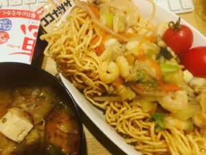 自炊の皿うどん